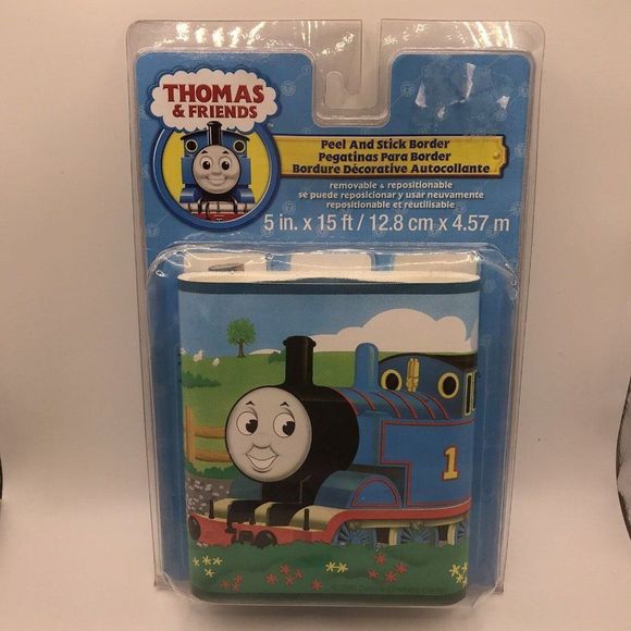 York Other - Thomas The Tank Engine Peel Stick Wall Border 5in X 15 Ft James Percy New Train